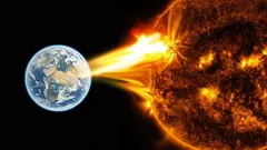 Sluneční erupce zasahuje Zemi, varování před sluneční bouří a vesmírnou aktivitou